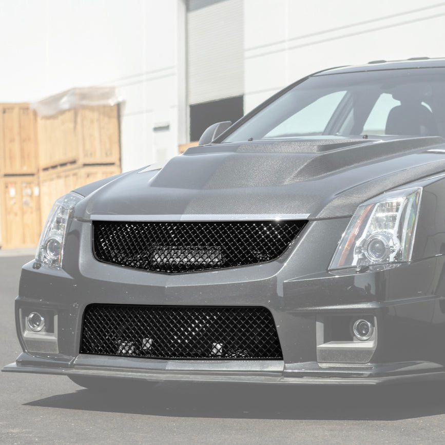 2009-15 Cadillac CTS-V Front Upper Lower Badgeless Grille
