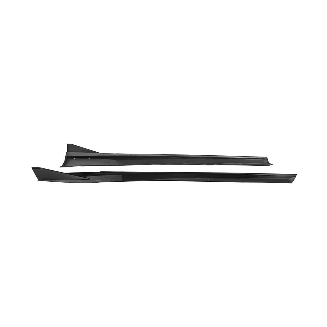 2010-2015 Camaro LT LS SS Performance Track GLOSSY BLACK Side Skirts Rocker Panel