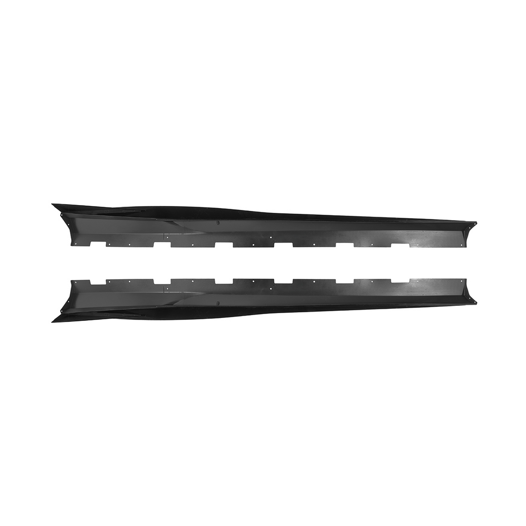 2010-2015 Camaro LT LS SS Performance Track GLOSSY BLACK Side Skirts Rocker Panel