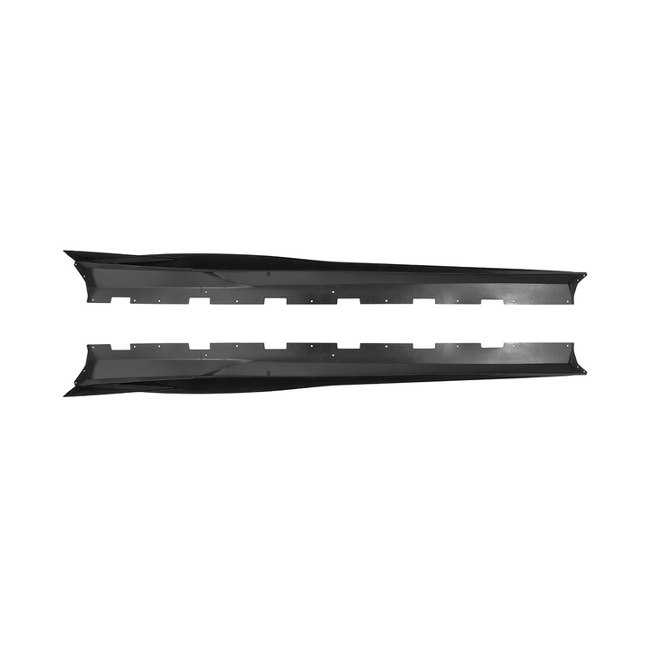 2010-2015 Camaro LT LS SS Performance Track GLOSSY BLACK Side Skirts Rocker Panel