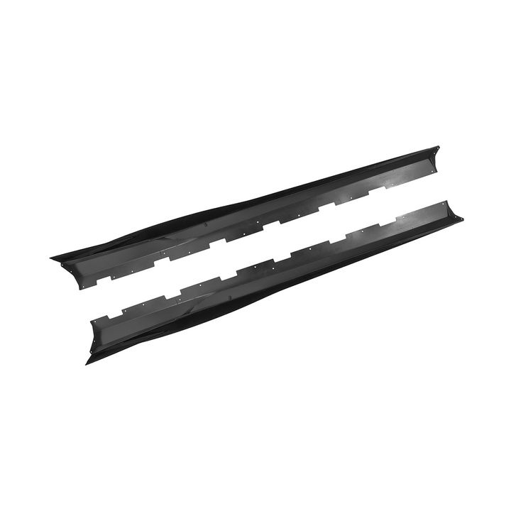 2010-2015 Camaro LT LS SS Performance Track GLOSSY BLACK Side Skirts Rocker Panel
