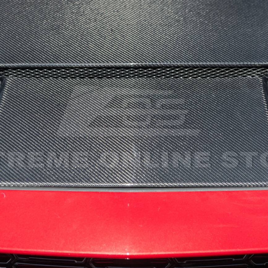 2024-Up Ford Mustang Front Bumper Hood Vented Cover