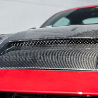 2024-Up Ford Mustang Front Bumper Hood Vented Cover