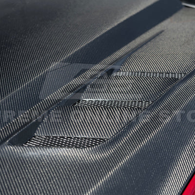 2024-Up Ford Mustang Front Bumper Hood Vented Cover