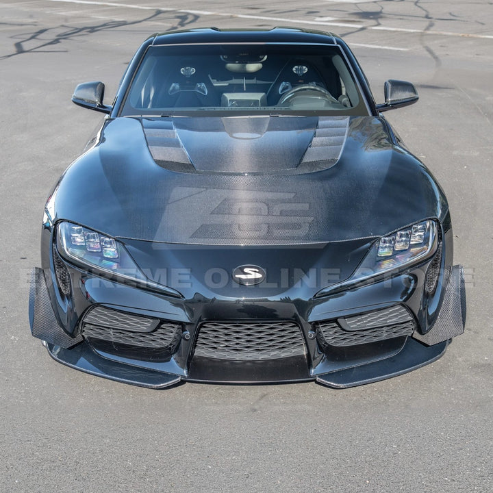 2020-Up Toyota Supra A91 CF Front Splitter Lip