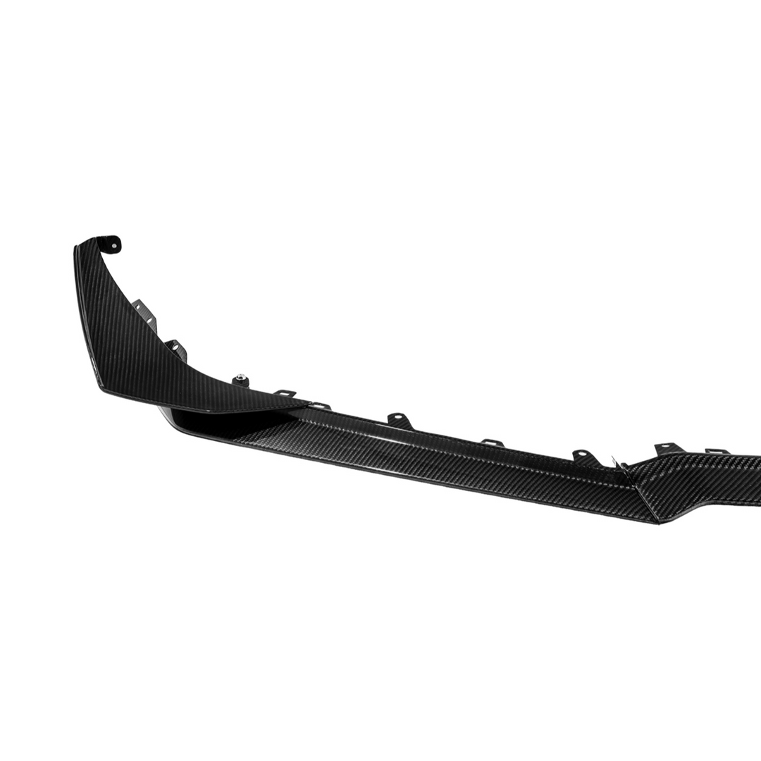 Corvette C8 Z06 | Z07 DRY Carbon Fiber Front Splitter &amp; No Drill Canards