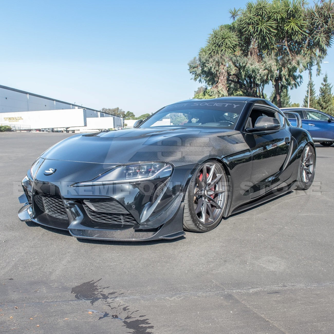 2020-Up Toyota Supra A91 CF Front Splitter Lip
