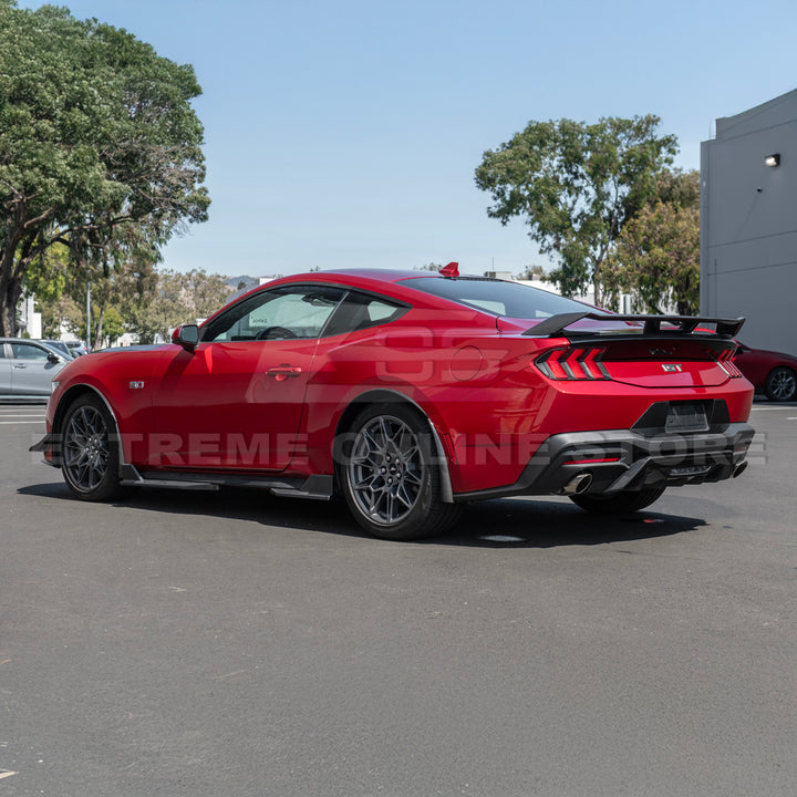2024+ Ford Mustang DRY CARBON FIBER Fender Flares &amp; Mud Flap