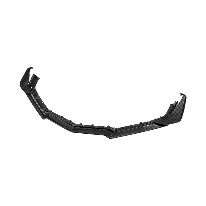 Corvette C8 Z06 | Z07 DRY Carbon Fiber Front Splitter &amp; No Drill Canards