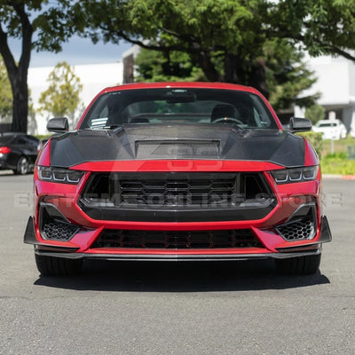 2024-Up Ford Mustang Front Bumper Hood Vented Cover