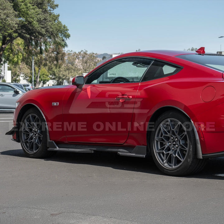2024+ Ford Mustang Dry Carbon Fiber Mud Flap