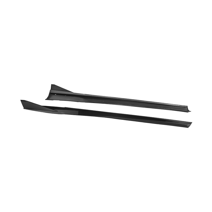 2010-2015 Camaro LT LS SS Performance Track GLOSSY BLACK Side Skirts Rocker Panel