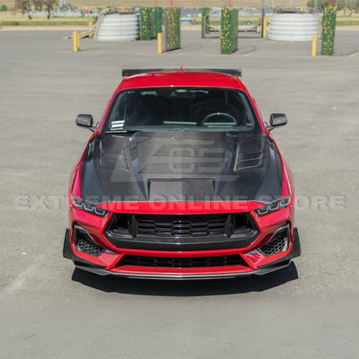 2024-Up Ford Mustang Front Bumper Hood Vented Cover