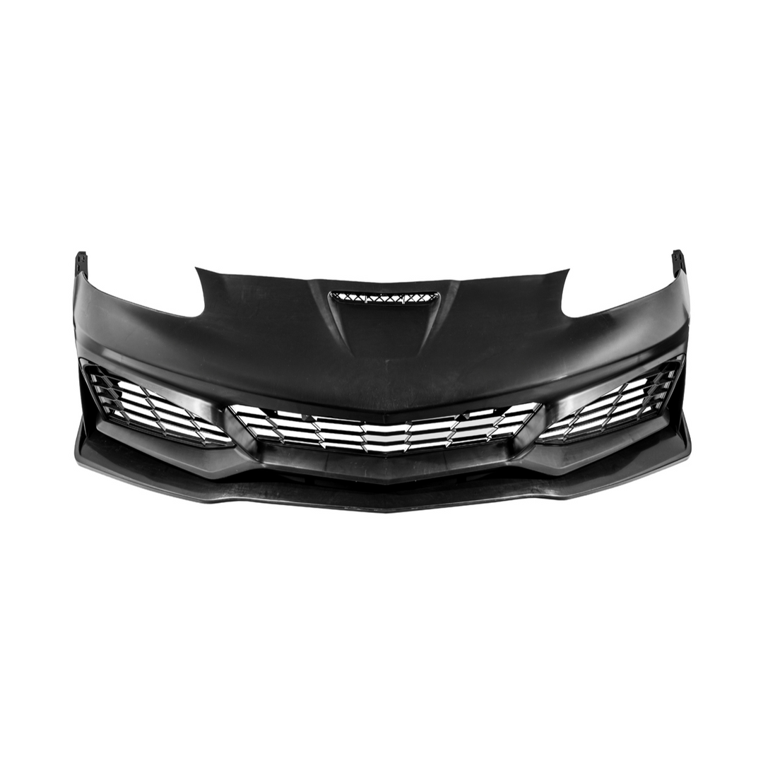 2005-2013 Corvette C6 Base | C7 ZR1 Style Primed Front Bumper Conversion Kit
