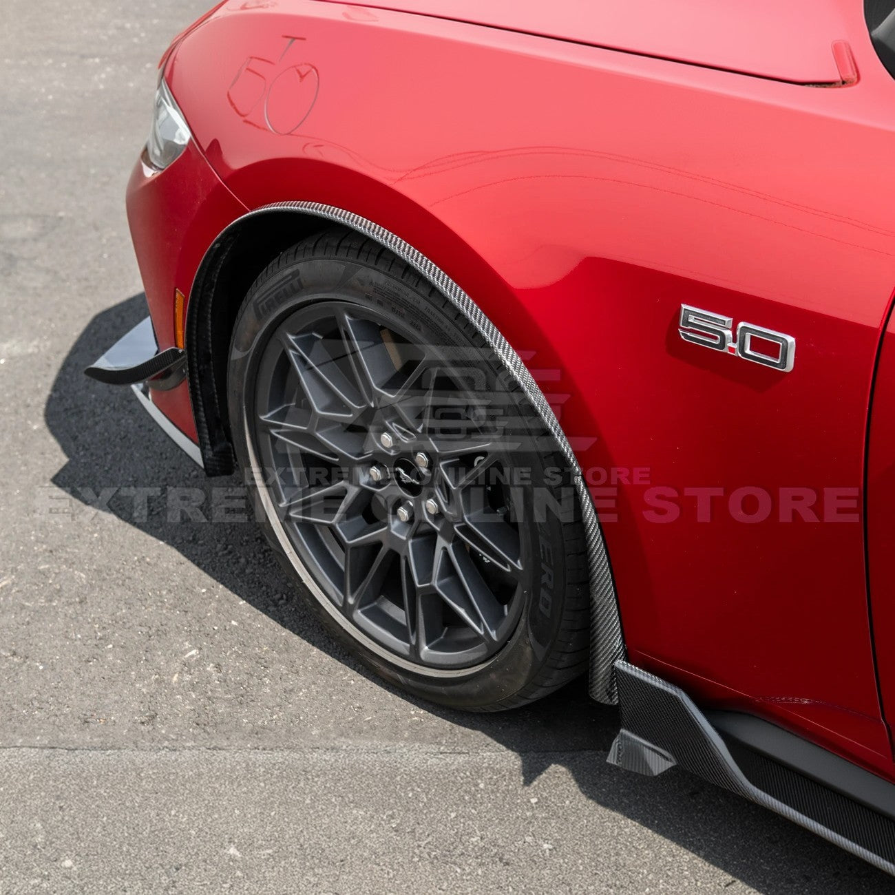 2024+ Ford Mustang Fender Flares & Mud Flap