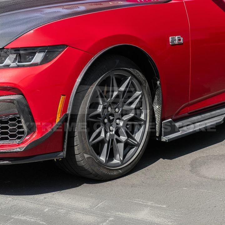 2024+ Ford Mustang Dry Carbon Fiber Mud Flap