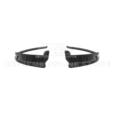 2014-19 Corvette C7 Base Carbon Flash Front & Rear Quarter Extension Pair