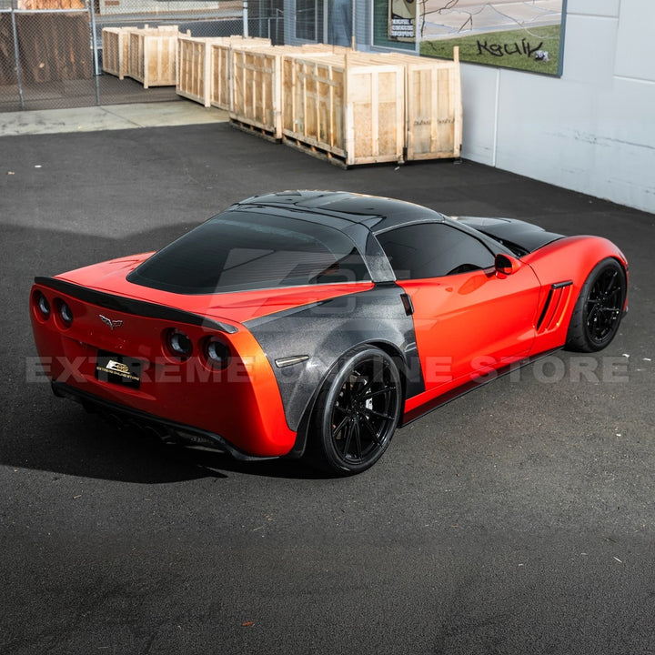 Corvette C6 Carbon Fiber Package B-Pillar / Halo Cover