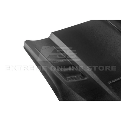 2018-23 Ford Mustang Terminator Style Front Vented Bumper Hood