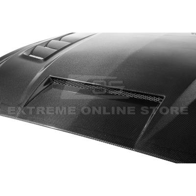 2018-23 Ford Mustang Terminator Style Front Vented Bumper Hood