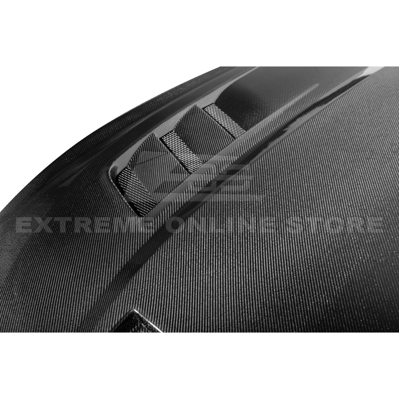2018-23 Ford Mustang Terminator Style Front Vented Bumper Hood