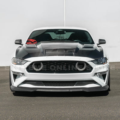 2018-23 Ford Mustang Terminator Style Front Vented Bumper Hood