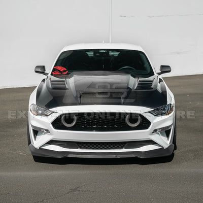 2018-23 Ford Mustang Terminator Style Front Vented Bumper Hood