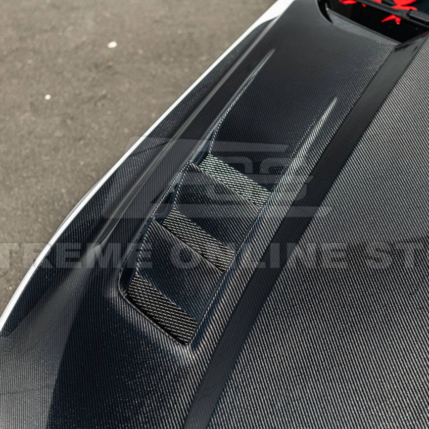 2018-23 Ford Mustang Terminator Style Front Vented Bumper Hood