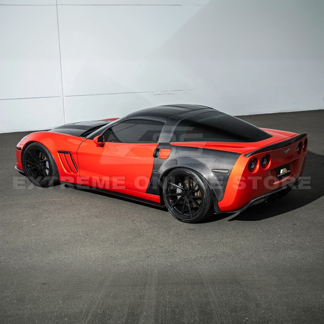 Corvette C6 Carbon Fiber Package B-Pillar / Halo Cover