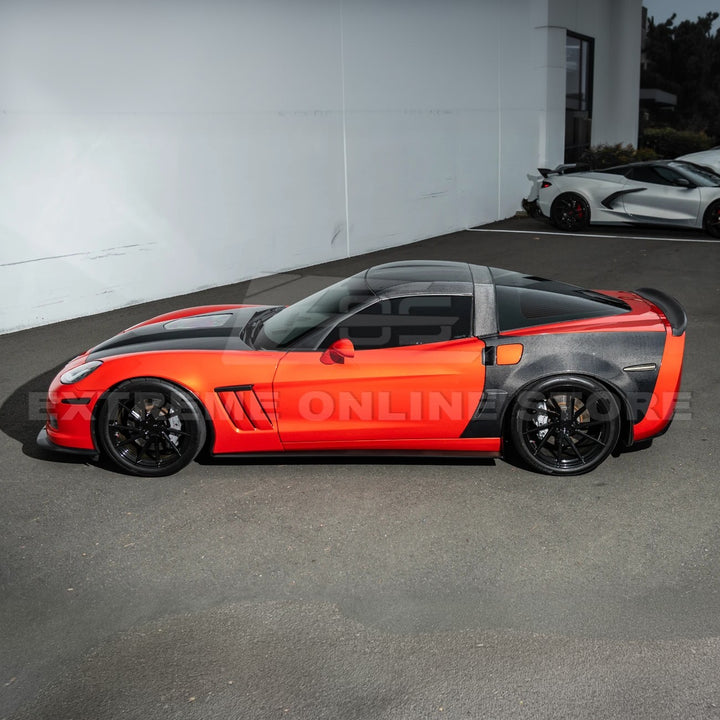 Corvette C6 Carbon Fiber Package B-Pillar / Halo Cover