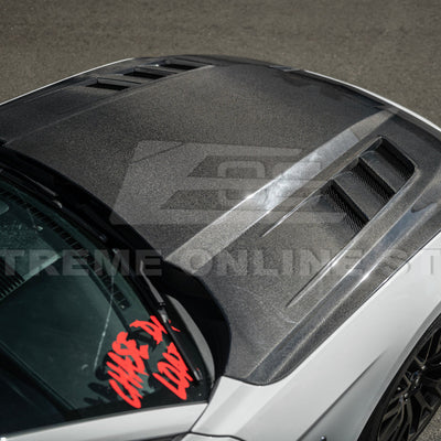 2018-23 Ford Mustang Terminator Style Front Vented Bumper Hood