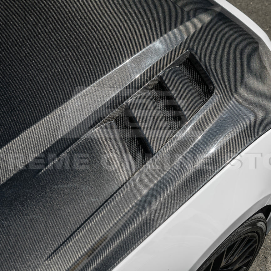 2018-23 Ford Mustang Terminator Style Front Vented Bumper Hood
