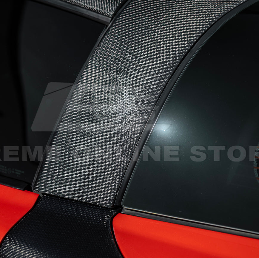 Corvette C6 Carbon Fiber Package B-Pillar / Halo Cover