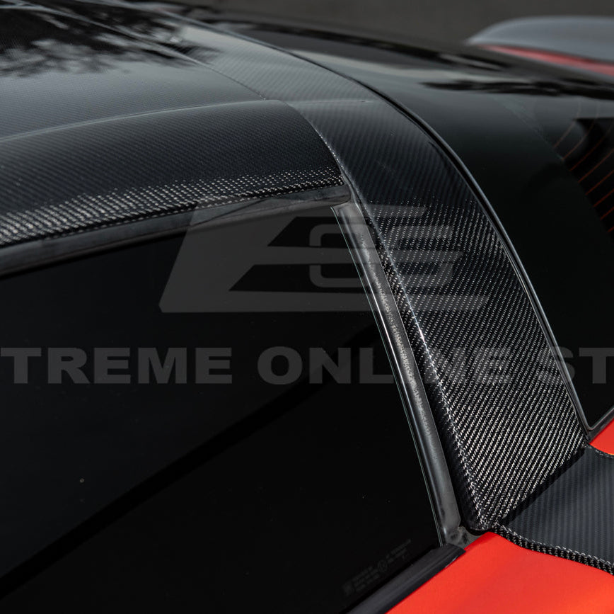 Corvette C6 Carbon Fiber Package B-Pillar / Halo Cover