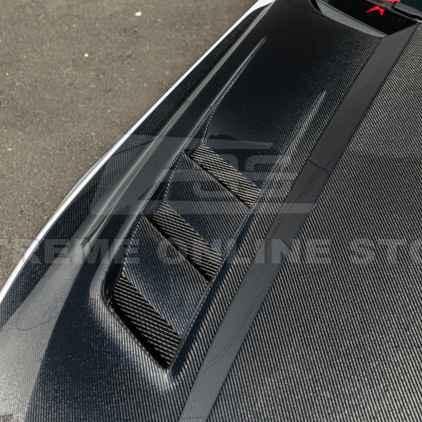 2018-23 Ford Mustang Terminator Style Front Vented Bumper Hood