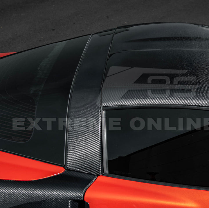 Corvette C6 Carbon Fiber Package B-Pillar / Halo Cover