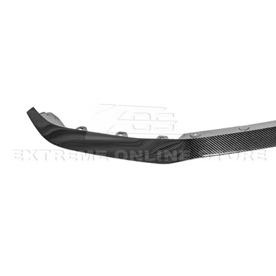 2020-Up Cadillac CT4-V Blackwing Front Lip Splitter & Carnards