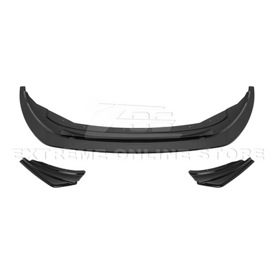 2022-Up Toyota GR86 AS Style ABS Plastic Matte Black Front Splitter Side Skirt