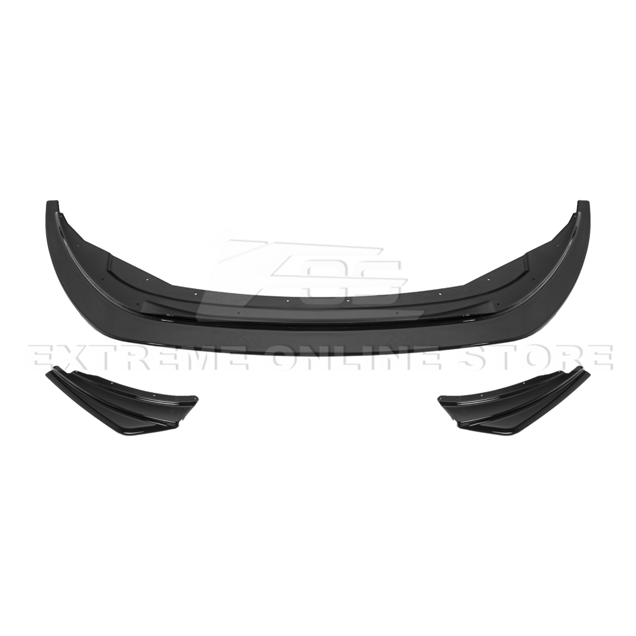 2022-Up Toyota GR86 AS Style ABS Plastic Matte Black Front Splitter Side Skirt