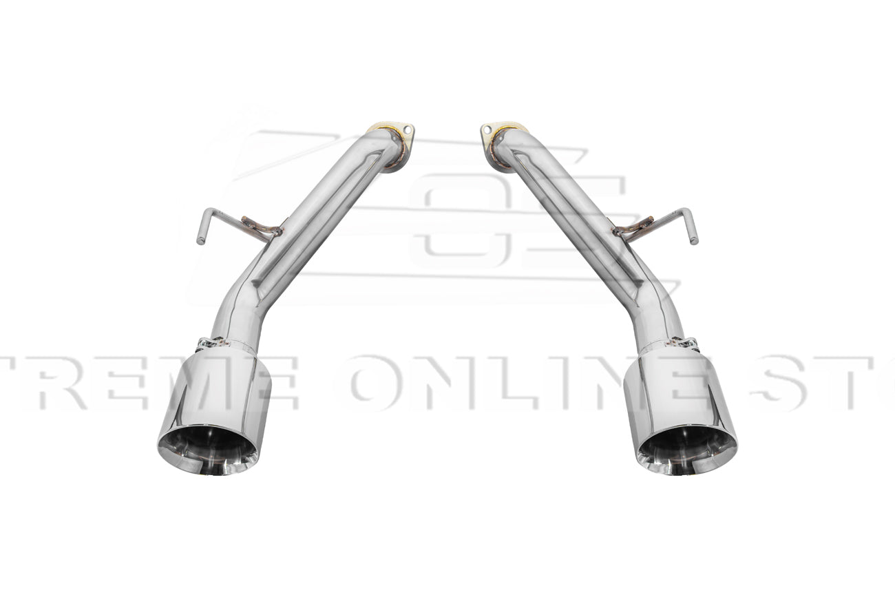 2023-Present Nissan 400Z RZ34 Stainless Steel Muffler Delete Axle Back Dual Tips Exhaust