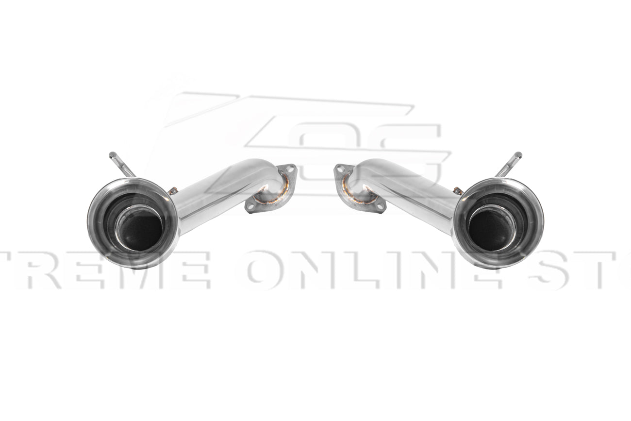 2023-Present Nissan 400Z RZ34 Stainless Steel Muffler Delete Axle Back Dual Tips Exhaust