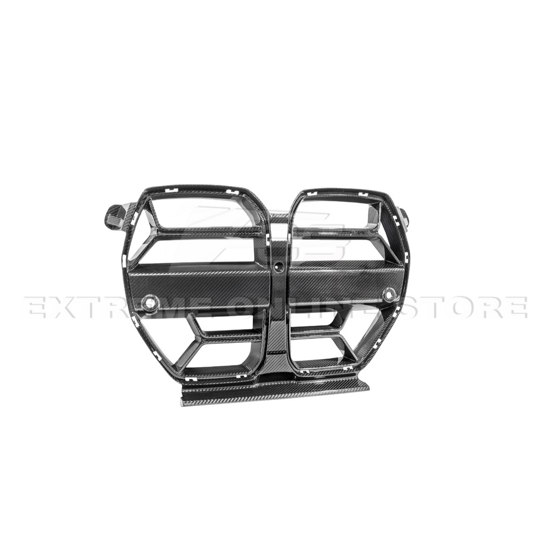 2021-Up BMW G80 M3 | G82 G83 M4 | CSL Style Carbon Fiber Front Kidney Grille