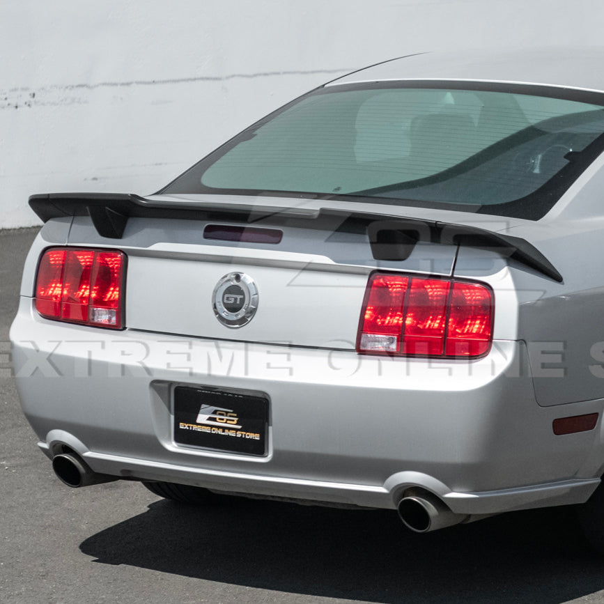 2005-09 Ford Mustang R Style Primer Black ABS Rear Trunk Wing Spoiler Lid Lip