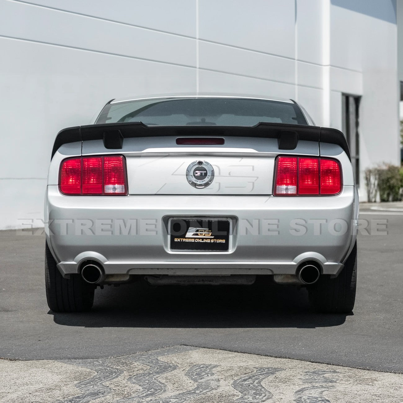 2005-09 Ford Mustang R Style Primer Black ABS Rear Trunk Wing Spoiler Lid Lip