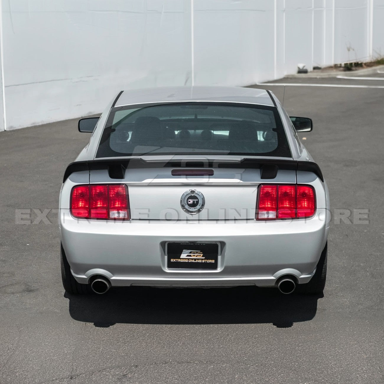 2005-09 Ford Mustang R Style Primer Black ABS Rear Trunk Wing Spoiler Lid Lip