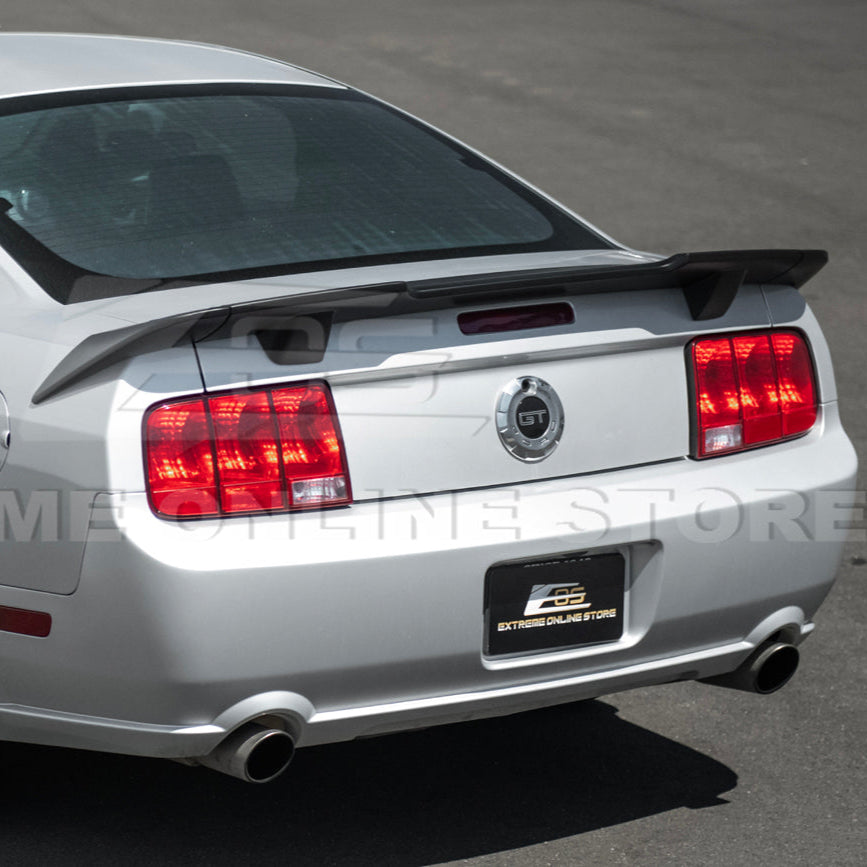 2005-09 Ford Mustang R Style Primer Black ABS Rear Trunk Wing Spoiler Lid Lip