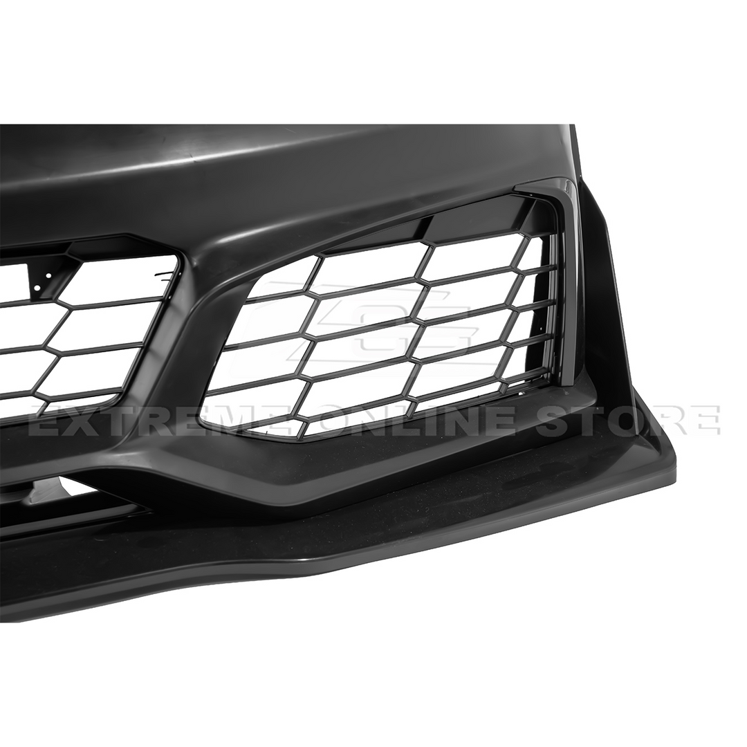 2005-13 Corvette C6 Z06 | C7 ZR1 Style Primed Front Bumper Replacement Cover