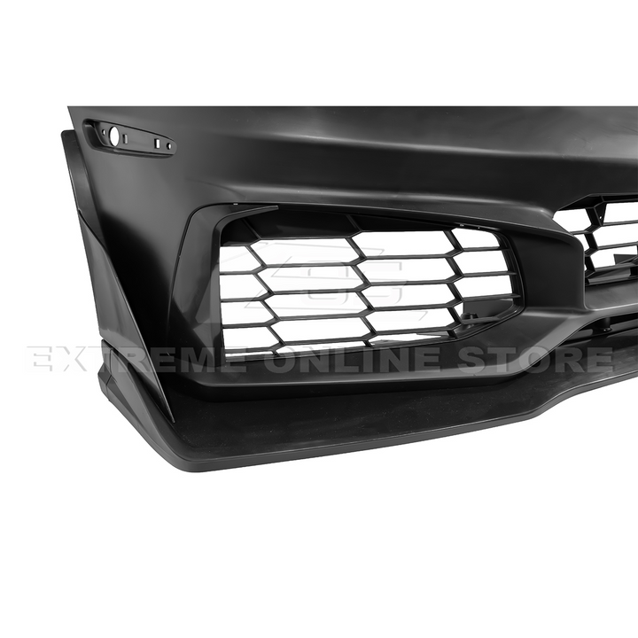 2005-13 Corvette C6 Z06 | C7 ZR1 Style Primed Front Bumper Replacement Cover