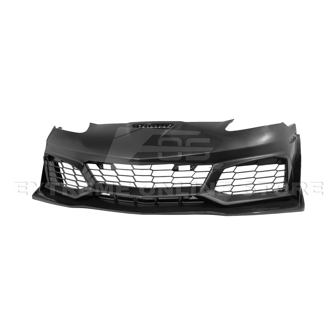 2005-13 Corvette C6 Z06 | C7 ZR1 Style Primed Front Bumper Replacement Cover