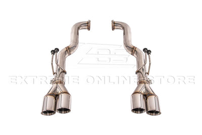 2008-2009 Pontiac G8 T-304 Muffler Delete Quad Tips Axle Back Exhaust